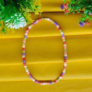 Multicolor beads necklace