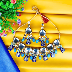 Blue Kundan Necklace